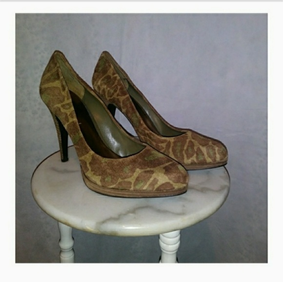 Nine West Shoes - NWOB Nine West animal print leather heels